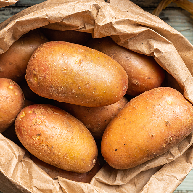 Pommes de terre/Patates Goldrush pour le jardin - sac 2lbs