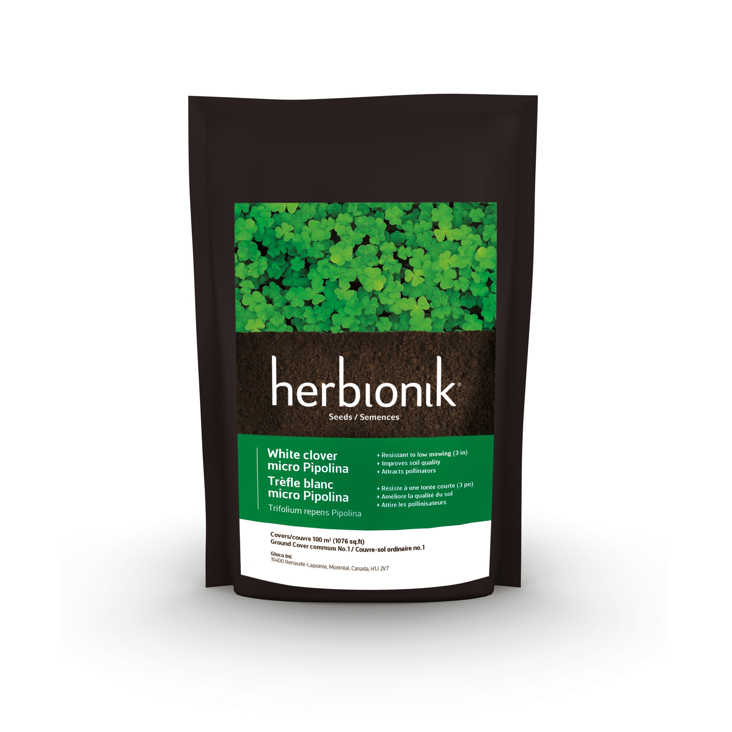 Semences de trèfle blanc micro pipolina VIVACE de Herbionik