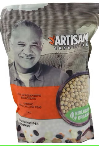 Semences de Pois jaune bio 250g - Sac Artisan