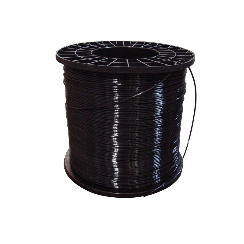 Croque Paysage,matériel aménagement comestible,Corde en plastique noire 3mm monofilament,jardinerie autonomie alimentaire,Québec,Laurentides,Val-David