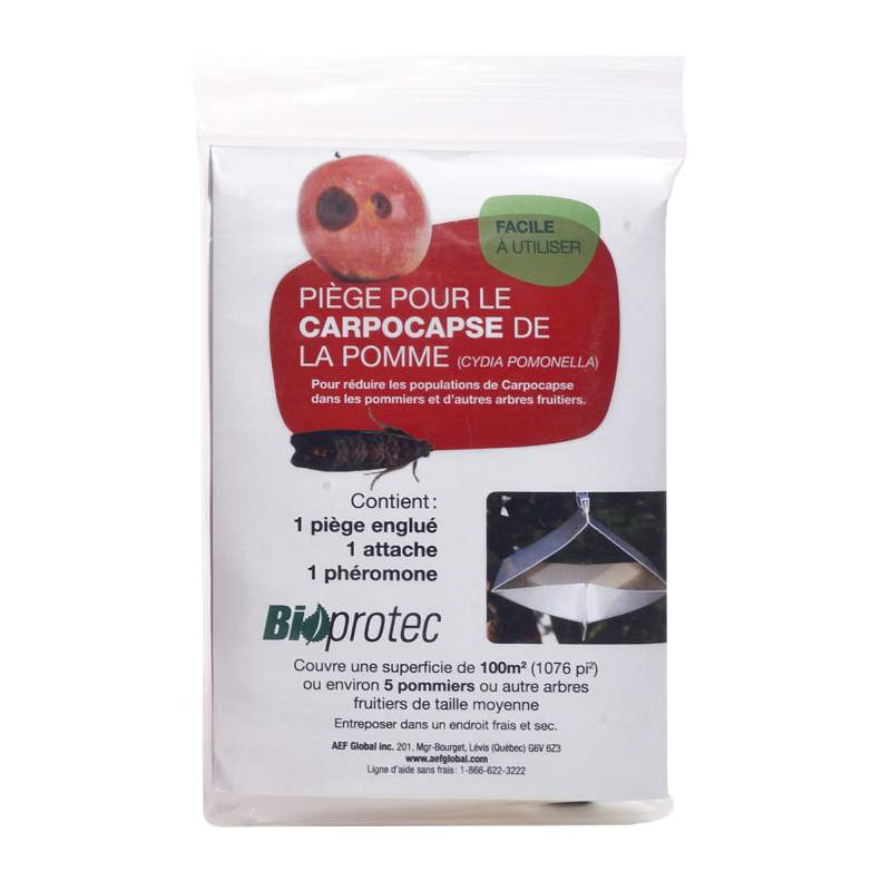 Croque Paysage,matériel aménagement comestible,Piege à Carpocapse Bioprotec,jardinerie autonomie alimentaire,Québec,Laurentides,Val-David