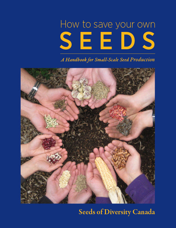Croque Paysage,matériel aménagement comestible,Livre How to save your own Seeds - Seeds of Diversity,jardinerie autonomie alimentaire,Québec,Laurentides,Val-David