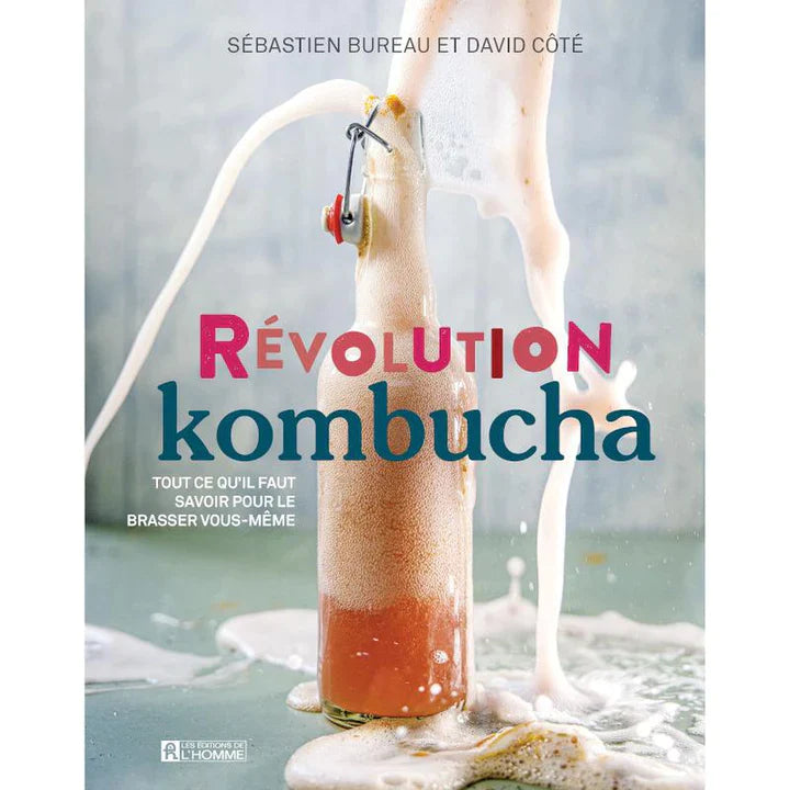 Croque Paysage,matériel aménagement comestible,Livre Révolution kombucha - Sebastien Bureau et David Côté,jardinerie autonomie alimentaire,Québec,Laurentides,Val-David