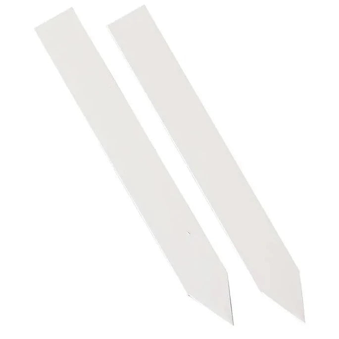 Croque Paysage,matériel aménagement comestible,Étiquettes blanches en plastique - Paquet de 25,jardinerie autonomie alimentaire,Québec,Laurentides,Val-David