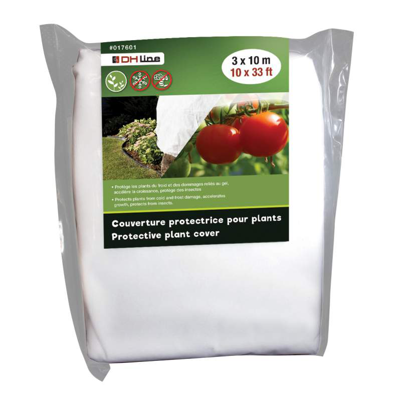 Croque Paysage,matériel aménagement comestible,Toile anti-gelée emballée (couverture flottante),jardinerie autonomie alimentaire,Québec,Laurentides,Val-David