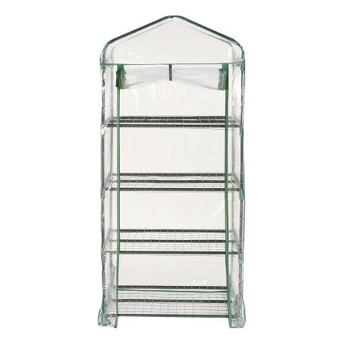 Petite étagère à semis 4 tablettes - Serre d'intérieur