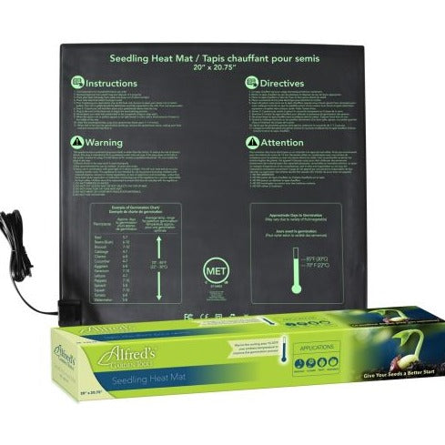 Croque Paysage,matériel aménagement comestible,Tapis chauffant Alfred’s,jardinerie autonomie alimentaire,Québec,Laurentides,Val-David