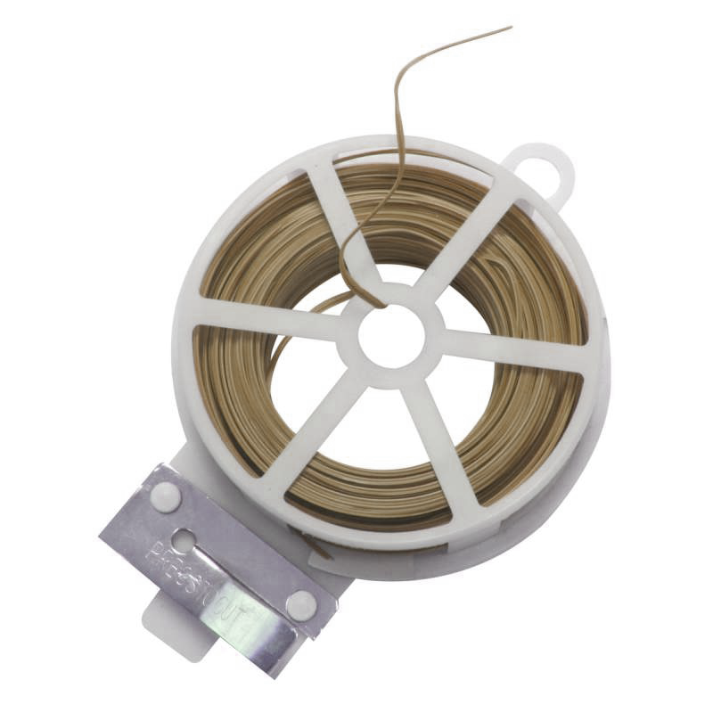 Croque Paysage,matériel aménagement comestible,Attache beige avec fil de fer,jardinerie autonomie alimentaire,Québec,Laurentides,Val-David